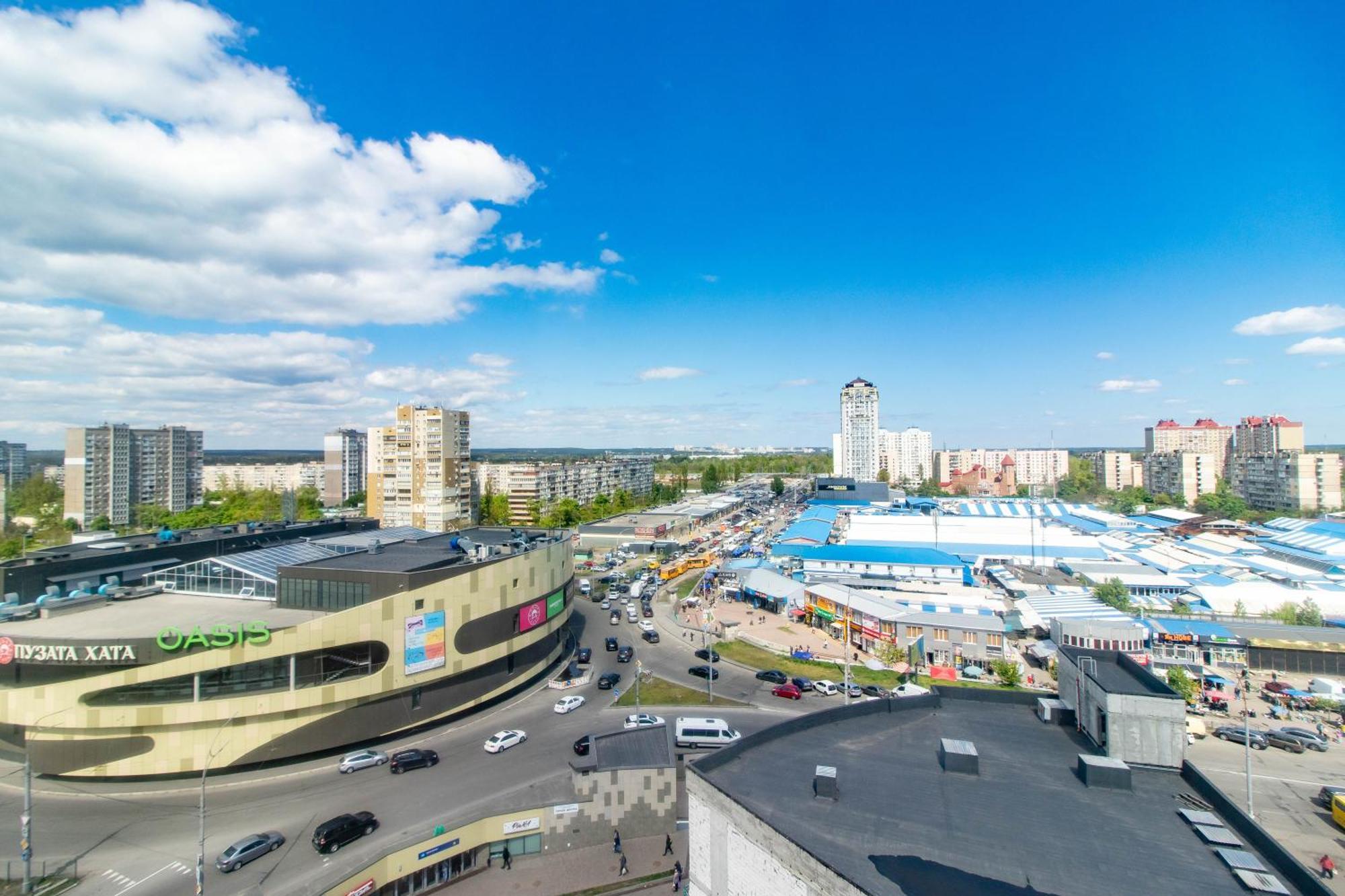 Kvartirkoff Na Obolonskom 40 Київ Екстер'єр фото